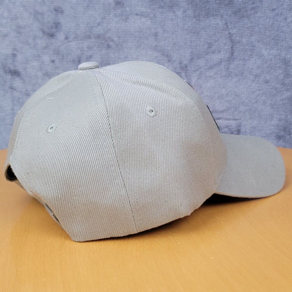Embroidered Shut Up & Fish Fishing Hat Biege Adjustable Hook & Loop Trucker Cap - Picture 6 of 16